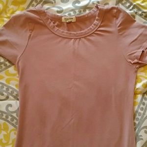 Pastel fitted T shirt dress M